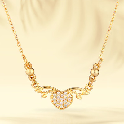 Golden Vine Metal Necklace