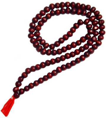 shree vaidik Red Sandal Wood Lal Chandan Mala Wood Chain