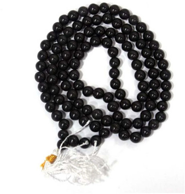 SHRI ASTHA VINAYAK Black Hakik Mala Beads Stone Chain