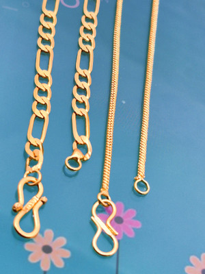 Divyanshi Collection Gold-plated Plated Brass Chain