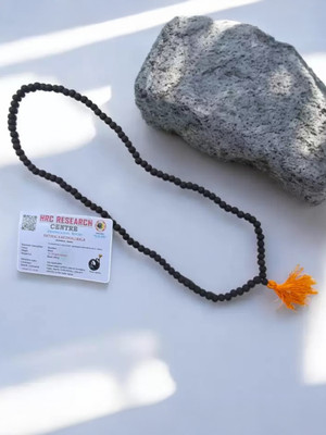 VRIDAANN Natural Karungali Kattai Malai Government Lab Certified Heavy Premium Quality Wood Necklace