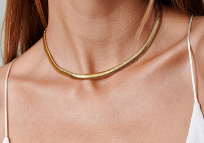 Neerajyoti Gold-plated Plated Stainless Steel Chain