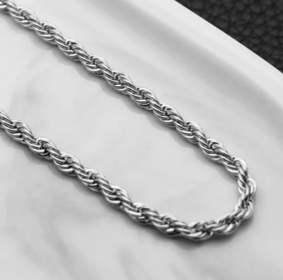 MAATRCHAAYA STYLISH CHAINS Sterling Silver Plated Alloy Chain Set