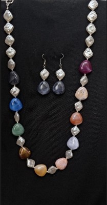 Yavikacreation Pearl Stone Necklace