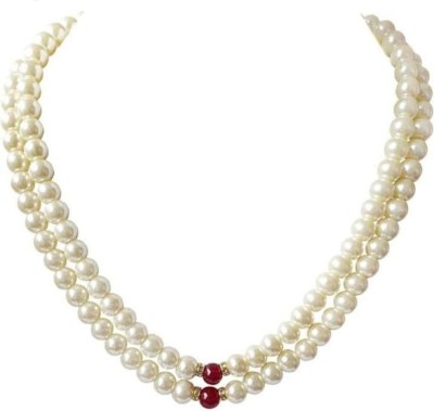 tet jewellery Pearl Glass Necklace