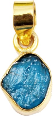 khnfashion KhnFashion Natural Blue Fire Labradorite Gold Plated Pendants Quartz Gold-plated Plated Brass Necklace