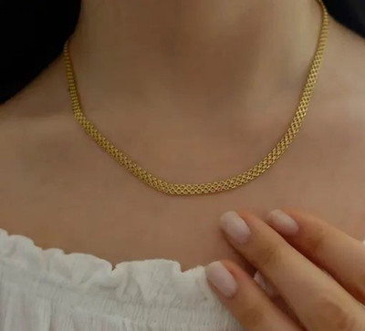 GAHNAGHAR FASHION STYLISH CHATAI CHAIN13 Gold-plated Plated Brass Chain