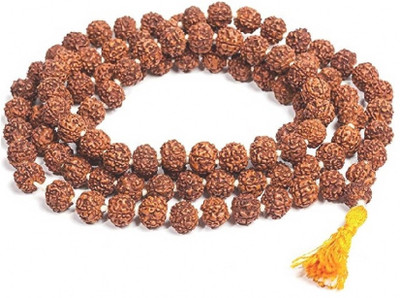 Jewelswonder Rudraksha Mala (108+1 Beads, Bead Size: 5-6 mm each) Alloy Chain Turquoise Stone Chain