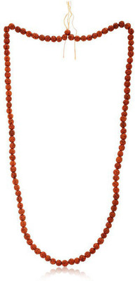 Vedha's Natural Five Face - Panch Mukhi Rudraksha Mala-Rudraksha 4 MM Beads Rosary Wood Chain
