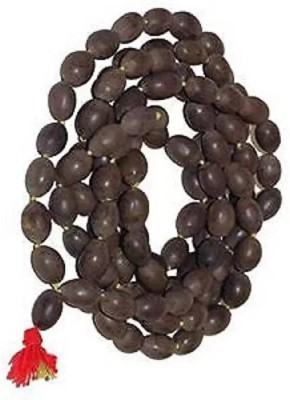 LOTUS RISE Kamal Gatta Mala with 108 Lotus Seed Kamal Gatta Japa Mala. Wood Chain