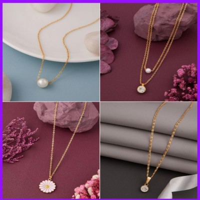 ELCETRATD JEWELLERY Gold-plated Plated Alloy Necklace