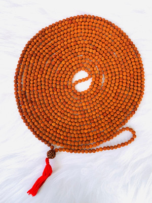 Rudraksham 1008 Rudraksha Mala with 1 Nepali Sumero Bead | Handmade Japa Mala by Rudraksham Rudraksha Chain