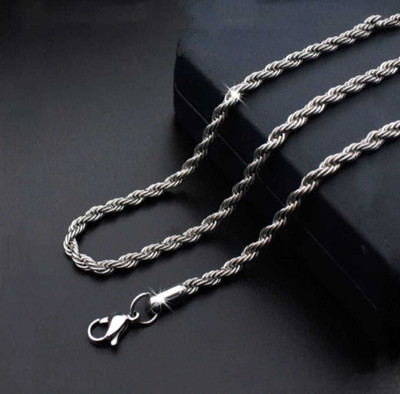 db enbloc The Ultimate Stylish Alloy Chain for boys and Men Sterling Silver Plated Alloy Chain