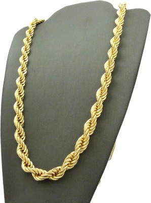 zoomi fashion gold brass metal necklace chain129 Gold-plated Plated Brass Chain