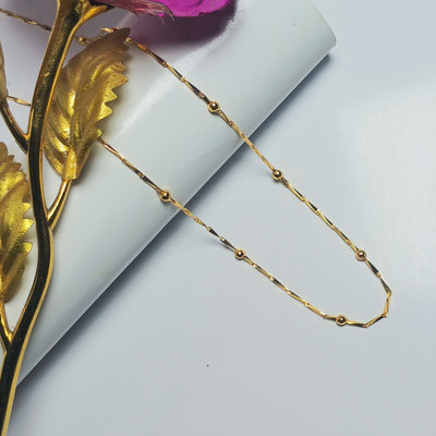 ARTIQ FASHION 1 Gram Gold Plated Imported Fancy Designer Chain 21 In Long For girls And Women Gold-plated Plated Alloy Chain