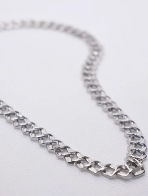 Pahel The silver that shines 925 Sterling Silver Imported Cuban Chain Sterling Silver Plated Silver Chain