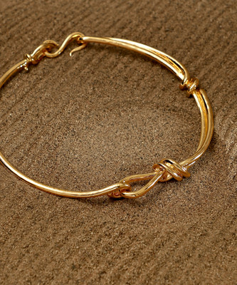 SOHI The Knotted-Bar Collar Necklace Gold-plated Plated Alloy Necklace