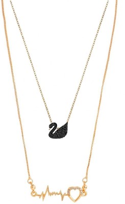 house of common Wynona Jewellery Necklace for women and girls Beads Gold-plated Plated Alloy Necklace