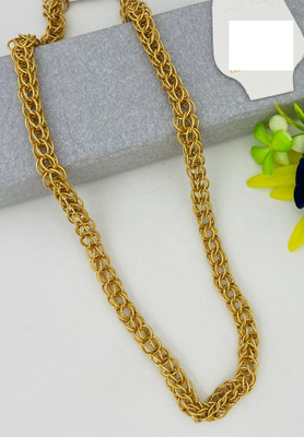 OFBOSMI High Quality Indian Polished Gold Plated Gold Chain for Men Gold-plated Plated Copper Chain