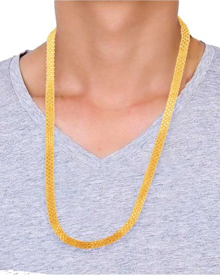 db enbloc Jewellery Necklace Combo Chains for Boys Mens Girls Women Stylish Party wear Titanium, Gold-plated Plated Metal, Brass, Silver, Copper, Alloy, Stainless Steel Chain