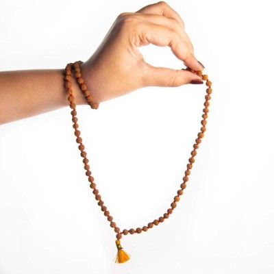 AKNaturals Rudraksha Mala for Men Original 108 Beads | Rudraksha Mala for Women Rudraksha Chain