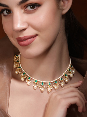 RUBANS Gold-plated Plated Brass Necklace
