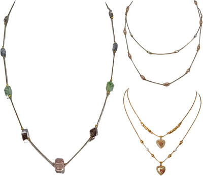 RDH Jewellery Simple Elegant Versatile Necklace Chain for Women Gold-plated Plated Stainless Steel Chain