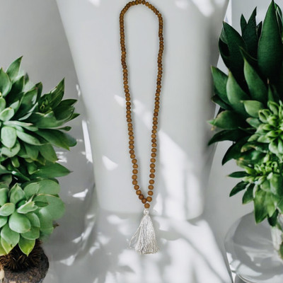 SHATAKAM Original heavy Chandan Mala Wood Chain