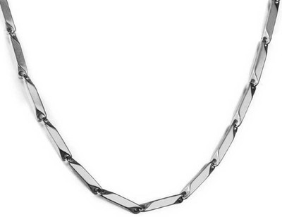 Atulenterprises Silver Chain for Mens And Boys Silver Plated Stainless Steel Chain