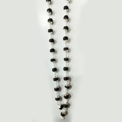 Riyashree i malai r Cap 61mm | green 5 Beads Wood Chain