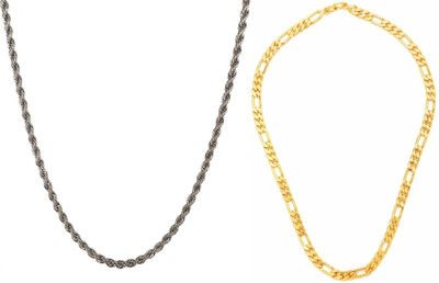 HEM RUPA The Perfect Necklace Chain for Men and Boys Gold-plated Plated Brass, Alloy Chain
