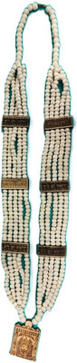 Vrindavanstore.in Original & Natural Wood Khatu Shyam ji Tulsi Kanthi Mala Beads Wood Chain