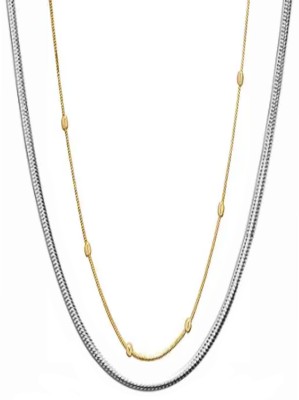 Neerajyoti Silver, Sterling Silver, Gold-plated Plated Silver, Sterling Silver, Alloy Chain Set