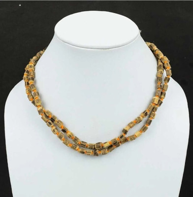 NEELKANTH ENTERPRISES Original tulsi kanth jaap mala with 108 beads for puja , jaap Wood Chain