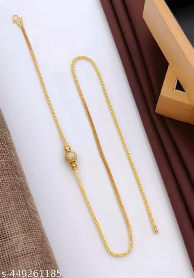 Zaika MUGAPPU THALI CHAIN Gold-plated Plated Alloy Chain