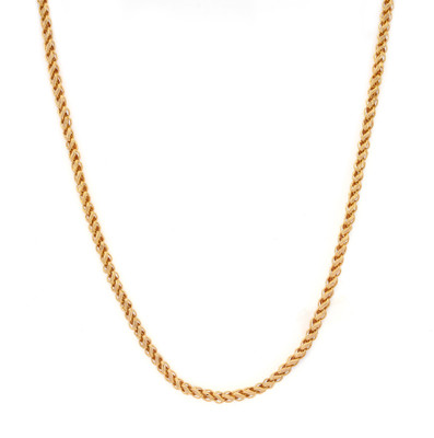 magizhi Lotus Chain Gold-plated Plated Brass, Copper Chain