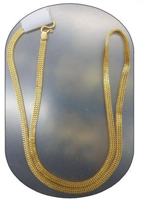 Raplemi 1 gram High Quality Indian Polished “20” Inches Gold Chain for Men and boy Gold-plated Plated Alloy Chain