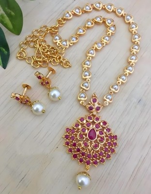 Cs Fashion Outfitters Gold-plated Plated Brass Necklace Set