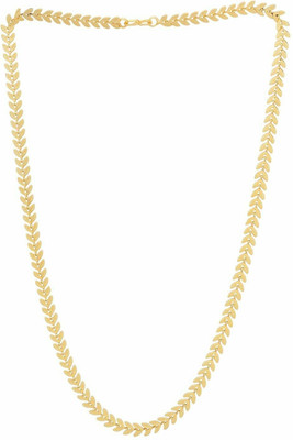 shankhraj mall Gold-plated Plated Metal Chain Set