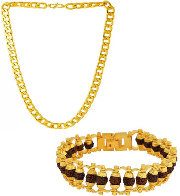 VRIDAANN Gold-plated Plated Wood, Alloy Chain