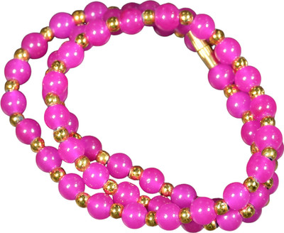 SHATAKAM pink stone designer mala for wearing Wood Chain