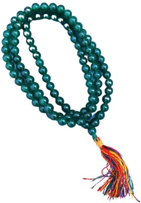 Maitri Export Green Jade Japa Mala Crystal Stone Necklace