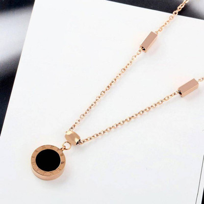 glowzi Glowzi Roman Necklace Chain For Girls Crystal Gold-plated Plated Brass Chain