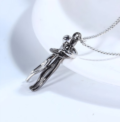 Fashion Frill Stylish Silver Plated Stainless Steel Chain For Men Necklace Gift For Men Boys Silver Plated Stainless Steel Chain