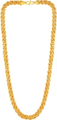 AMAAL 1 Gram Gold plated Chain For Boys Men gents boyfriend necklace chain neck design Gold-plated Plated Metal, Brass, Copper, Alloy, Stainless Steel Chain