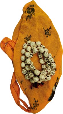 Firmus 54+1 beads stone Mund mala combo for Chanting and Keeping Mala Wood, Alloy Layered