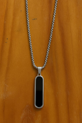 cutieclicks sylish neck chain for men wit pendat Stainless Steel Chain