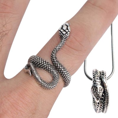 Skycart Steel Snake Pendant Steel Chain