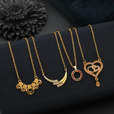 Seora Enchanted Heart Gold-plated Plated Alloy Chain Set