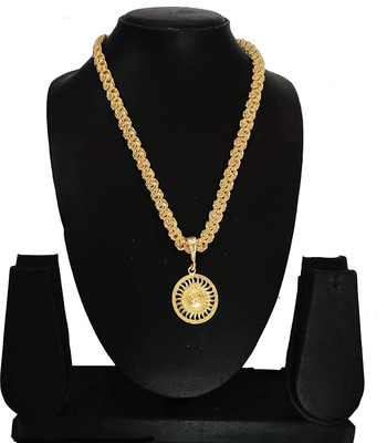 LABHUBAMON Gold-plated Copper Pendant Set